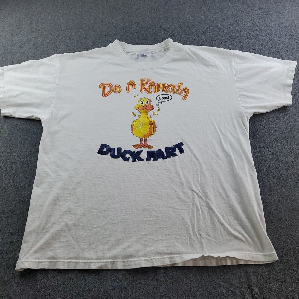 Vintage 90s Do A Kahlua Duck Fart Single Stitch Funny T-Shirt USA Made - Size XL